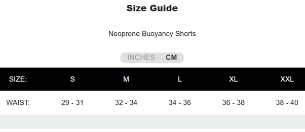 Neoprene Buoyancy Shorts