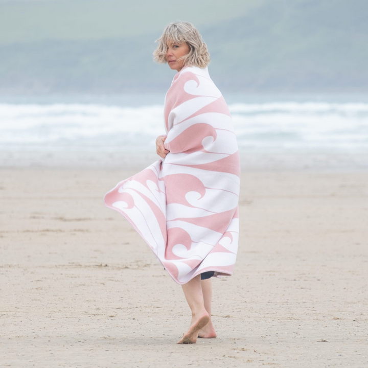 Wild Salmon Pink Blanket