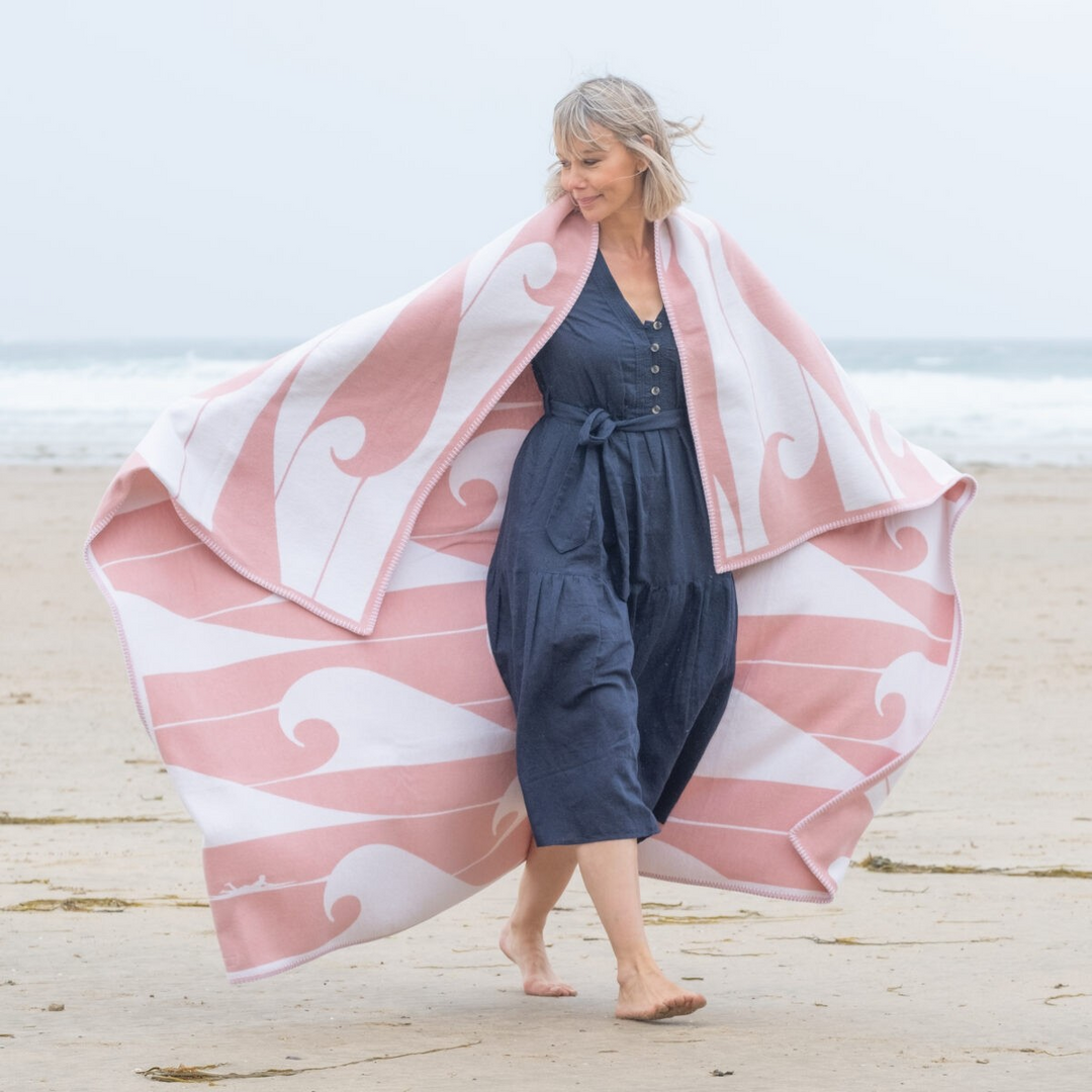 Wild Salmon Pink Blanket