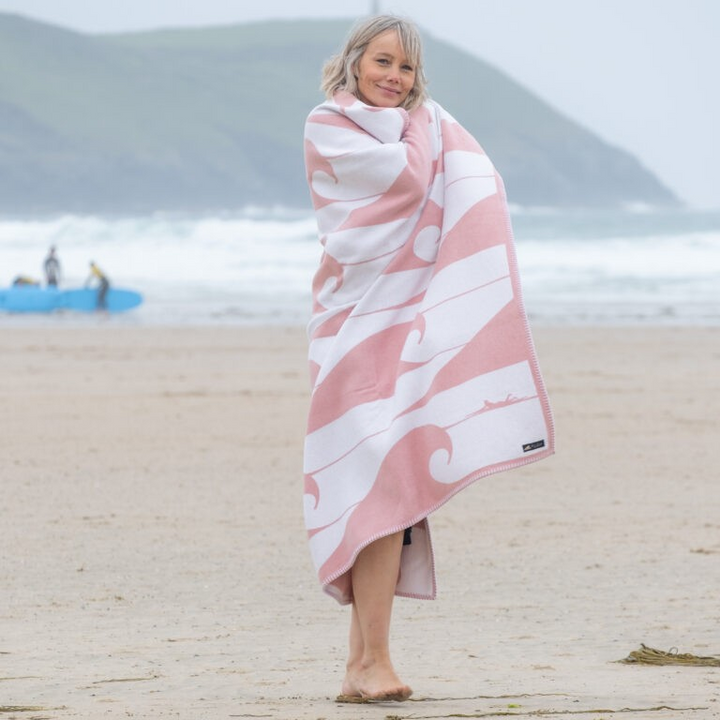 Wild Salmon Pink Blanket