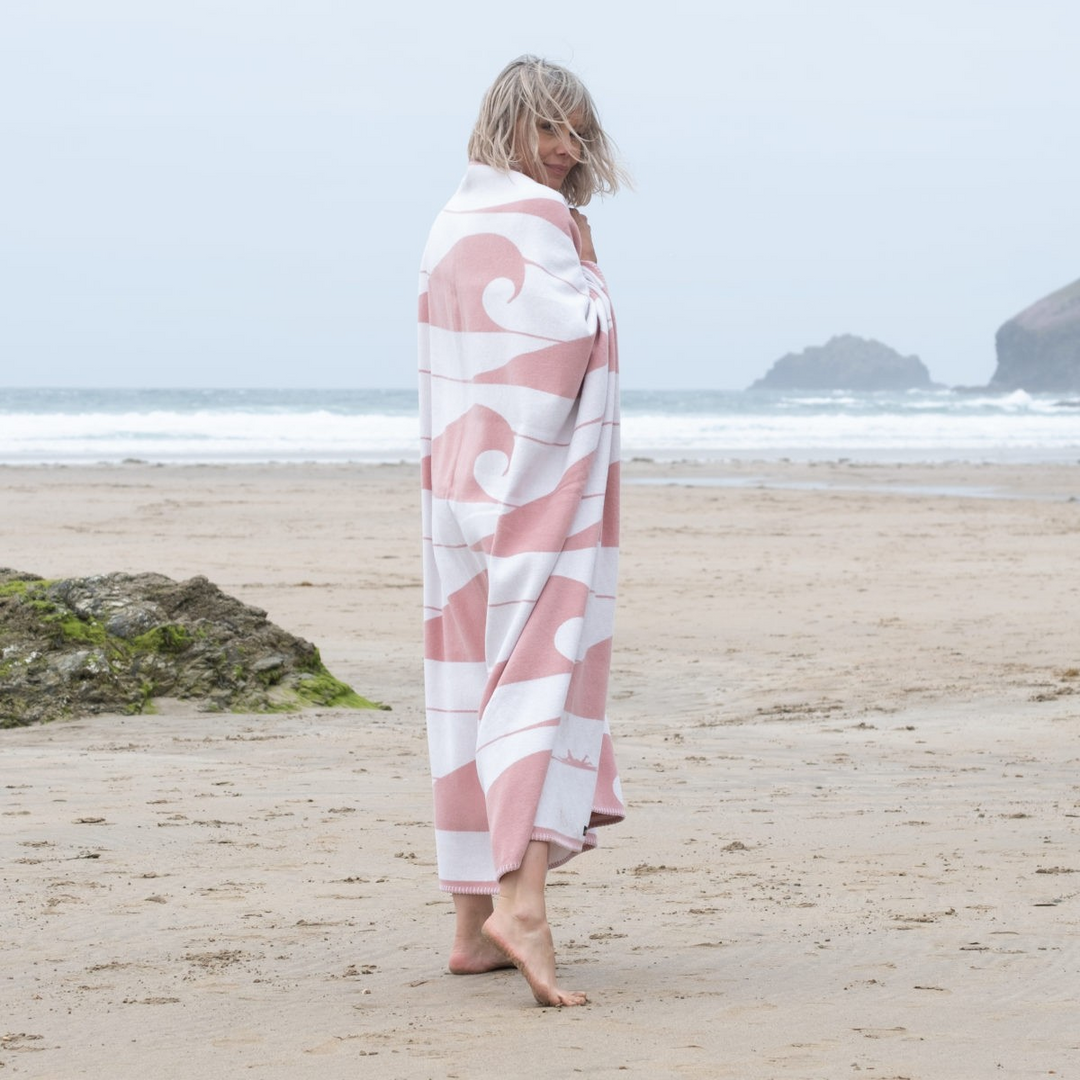 Wild Salmon Pink Blanket