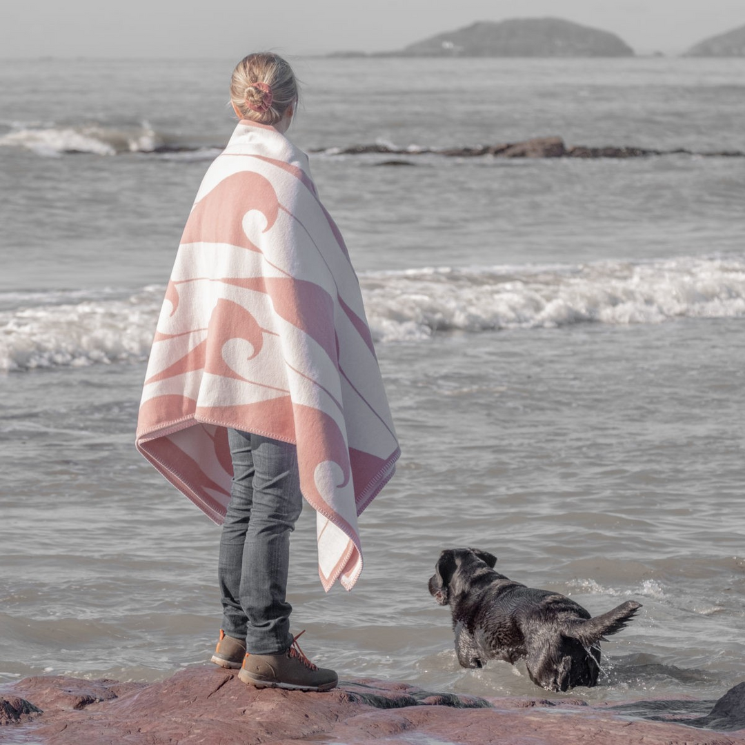 Wild Salmon Pink Blanket