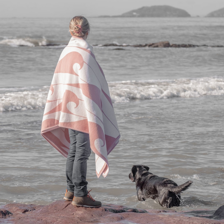 Wild Salmon Pink Blanket
