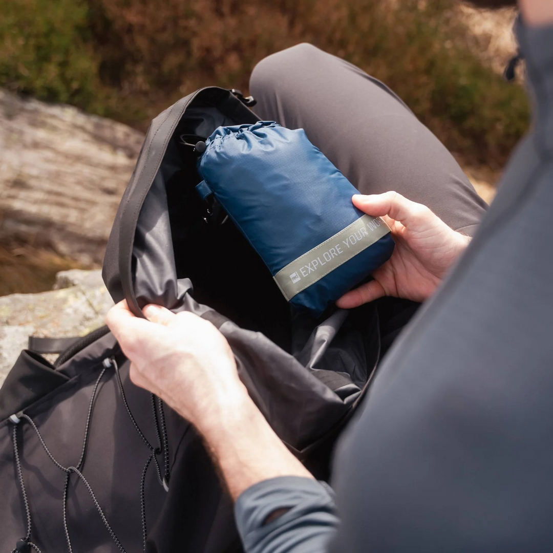 Quilted Lightweight Water-Resistant Adventure Sit Mat - Ocean Blue