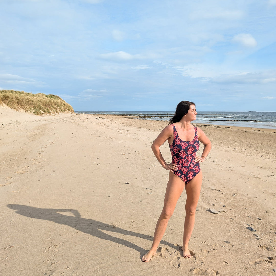 Midnight Coral Swimsuit