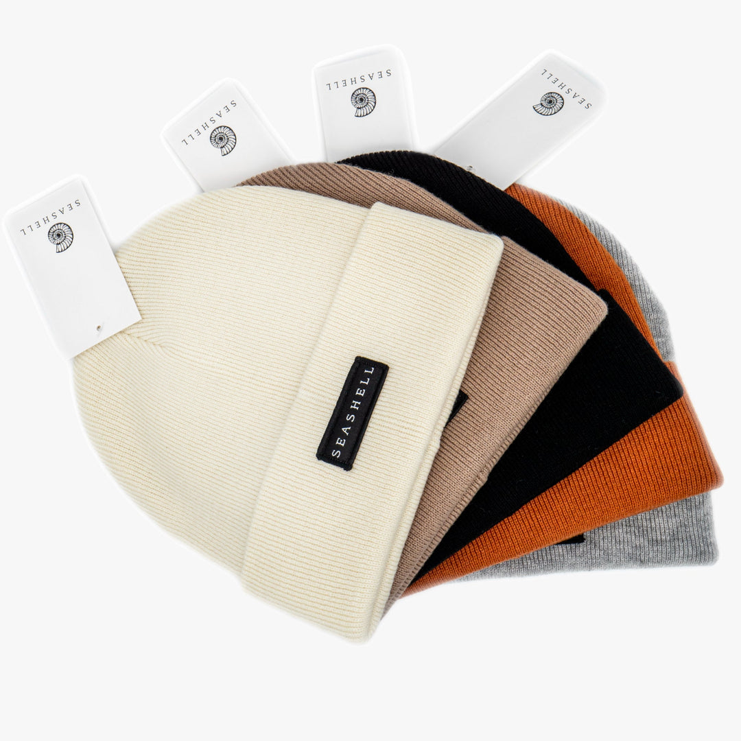 Merino Wool Beanie Brown