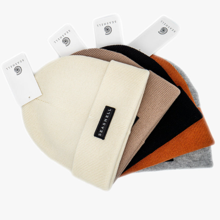 Merino Wool Beanie Brown