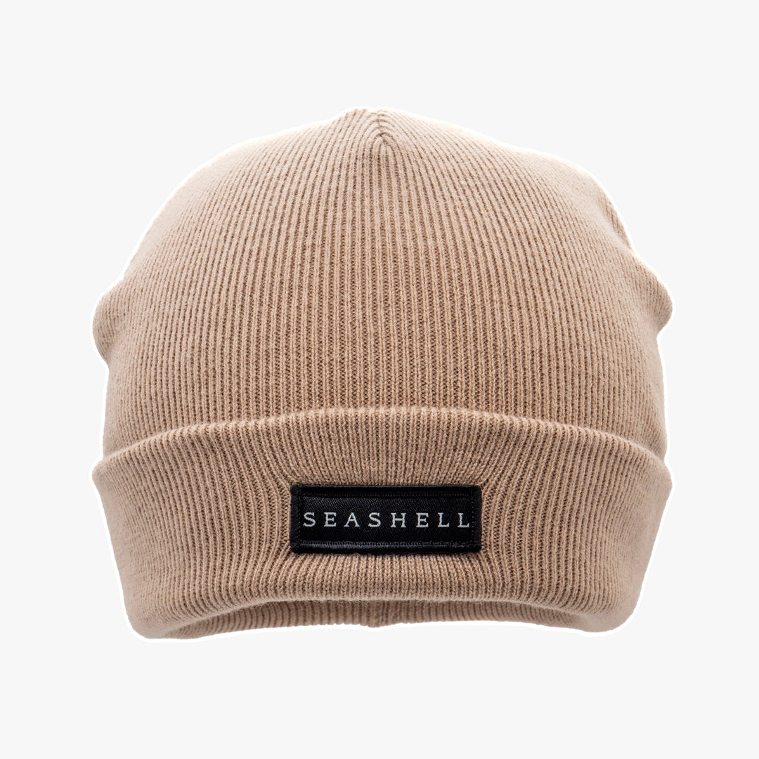 Merino Wool Beanie Brown