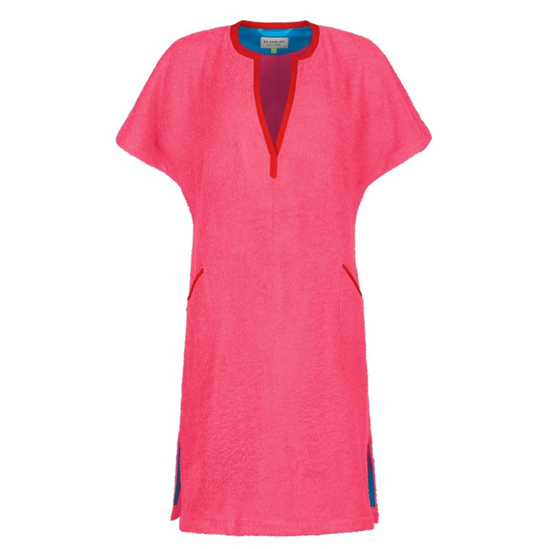Front view of the So English Kiss dress in precious pink