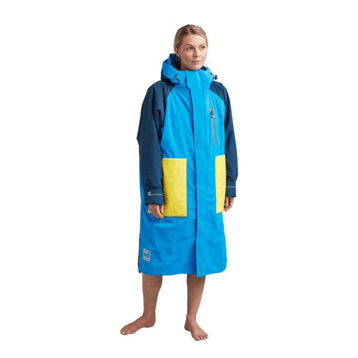 Women's Long Sleeve Recovered Dry Changing Robe Alter Evo - Marine