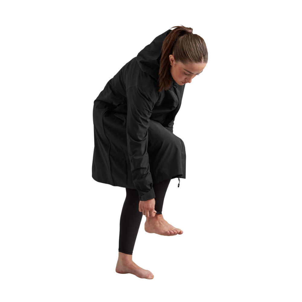 Aqw Obsidian Robe Women's Pursuit Waterproof Lightweight Changing Robe Jacket - Obsidian ...