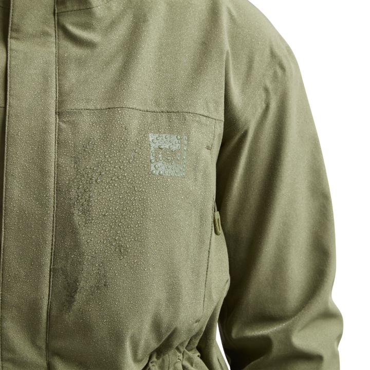 Women's Pursuit Waterproof Lightweight Changing Robe Jacket - Olive Green