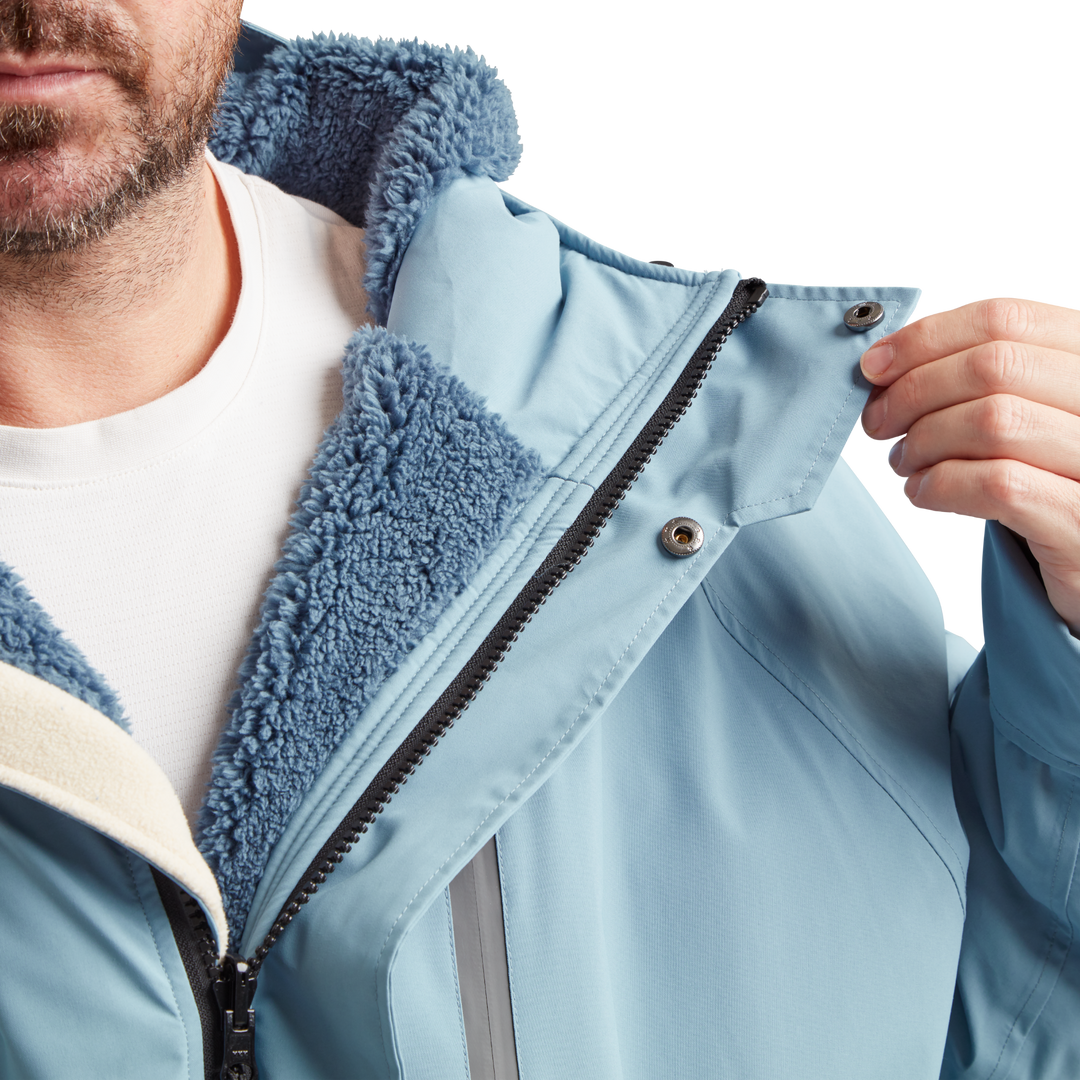 Men's Long Sleeve Waterproof Dry Changing Robe Alter Evo - Alpine Blue