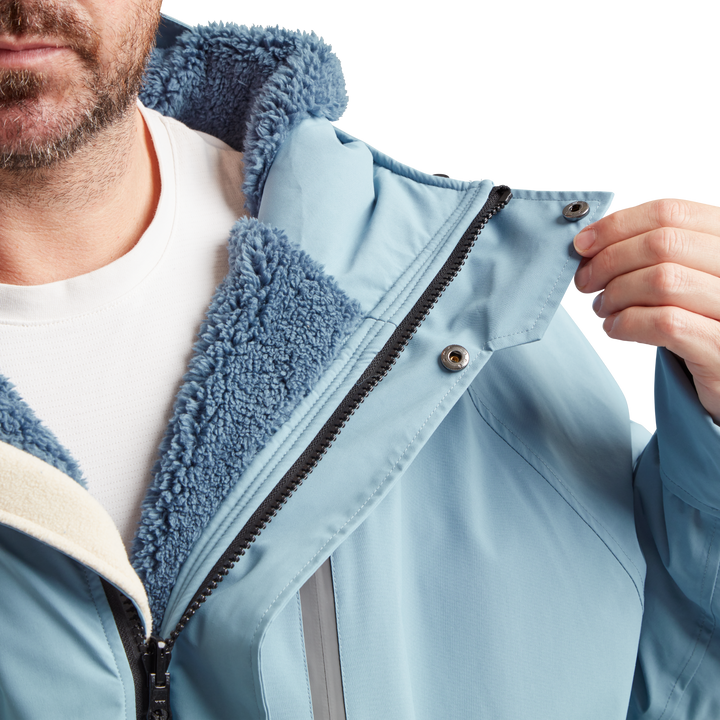 Men's Long Sleeve Waterproof Dry Changing Robe Alter Evo - Alpine Blue