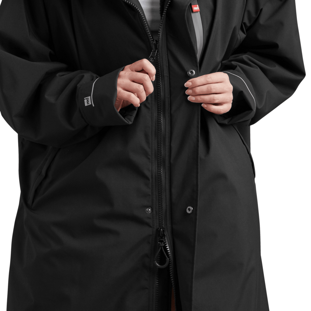 Women's Long Sleeve Waterproof Dry Changing Robe Alter Evo - Stealth Black
