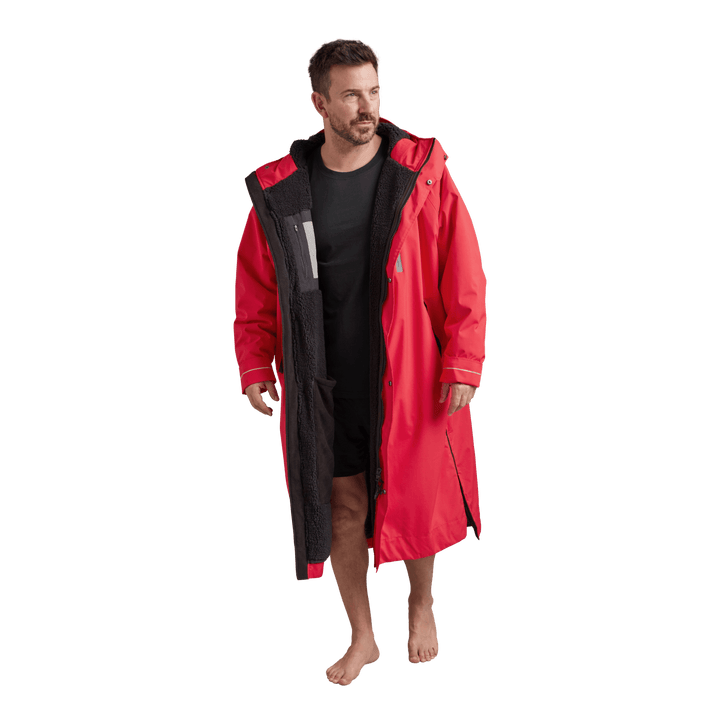 Men's Long Sleeve Waterproof Dry Changing Robe Alter Evo - Siren Red