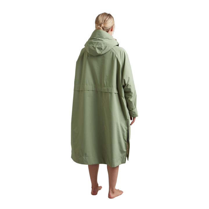 Women's Long Sleeve Waterproof Dry Changing Robe Alter Evo - Sage Green