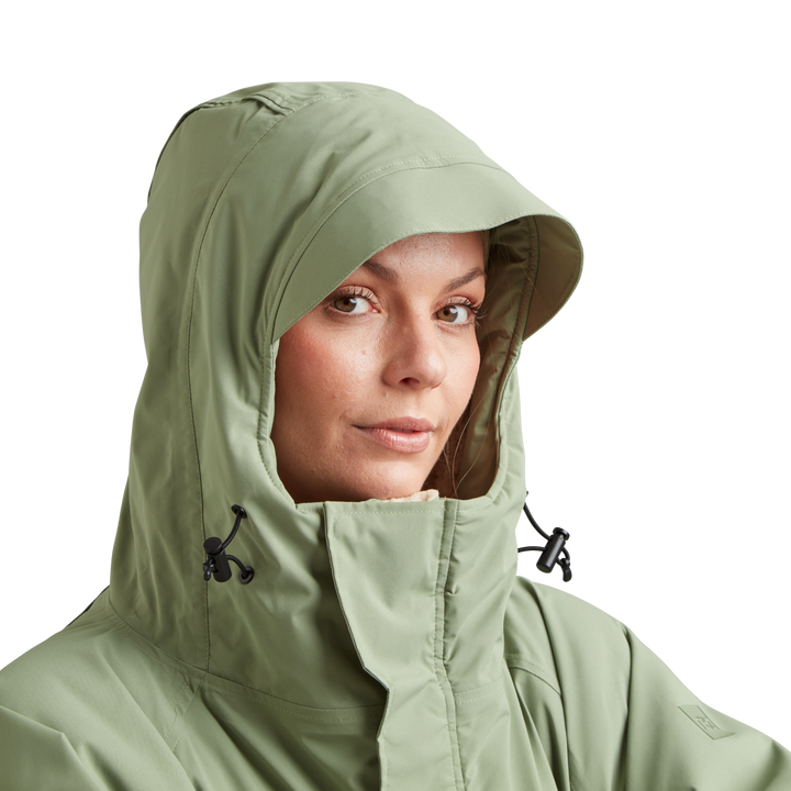 Women's Long Sleeve Waterproof Dry Changing Robe Alter Evo - Sage Green