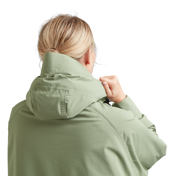 Women's Long Sleeve Waterproof Dry Changing Robe Alter Evo - Sage Green