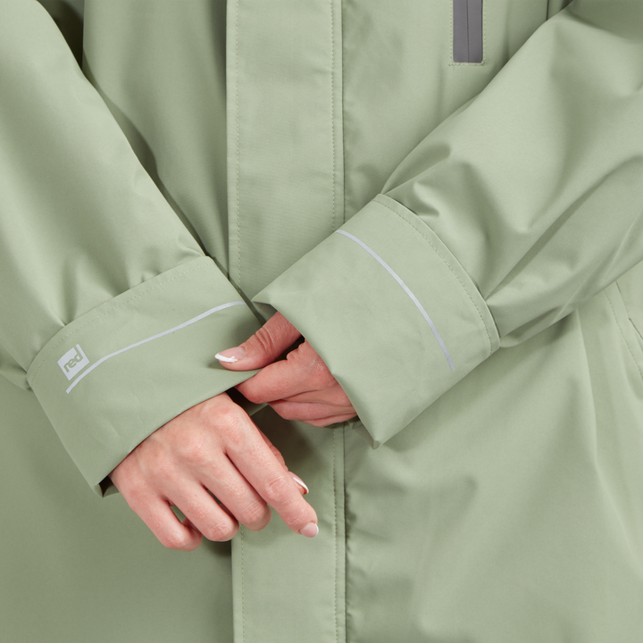 Women's Long Sleeve Waterproof Dry Changing Robe Alter Evo - Sage Green