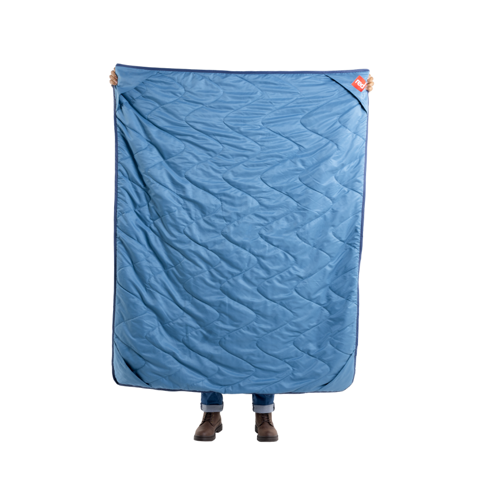 Quilted Lightweight Water-Resistant Adventure Blanket - Ocean Blue