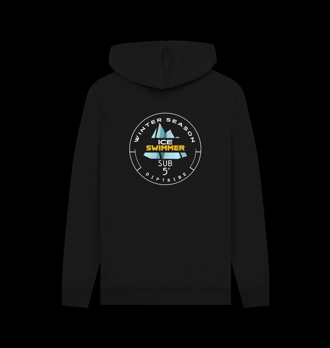 Winter Season Ice Swimmer Sub 5 Men's Hoodie