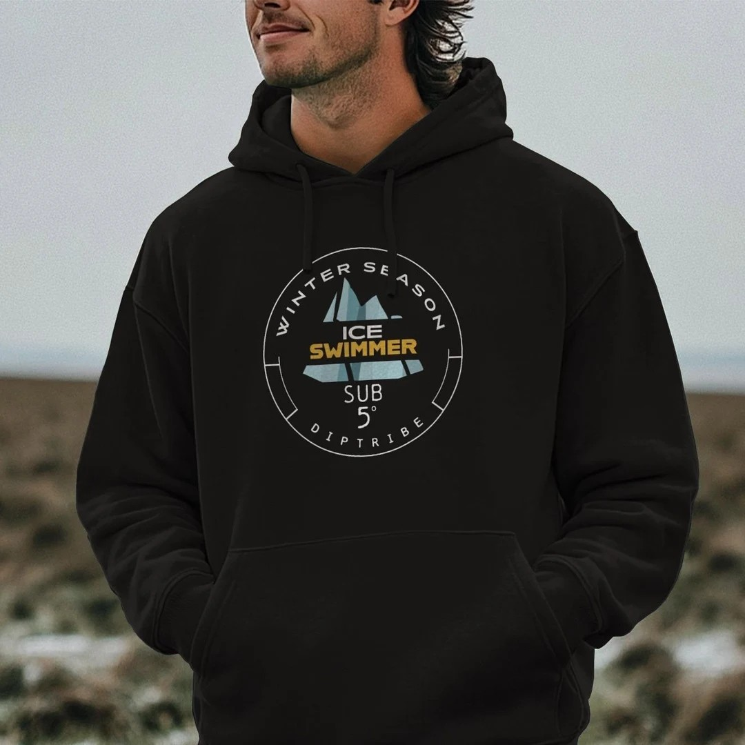 Winter Season Sub 5 Ice Swimmer Unisex Hoodie
