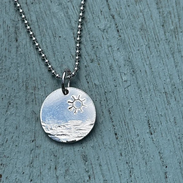 Sunshine Days Silver Necklace – Outdoor Swimmer Shop