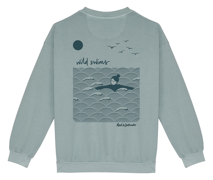 Organic cotton wild swimming sweatshirt