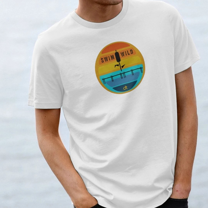 Sunset Swim Wild Men's T-Shirt