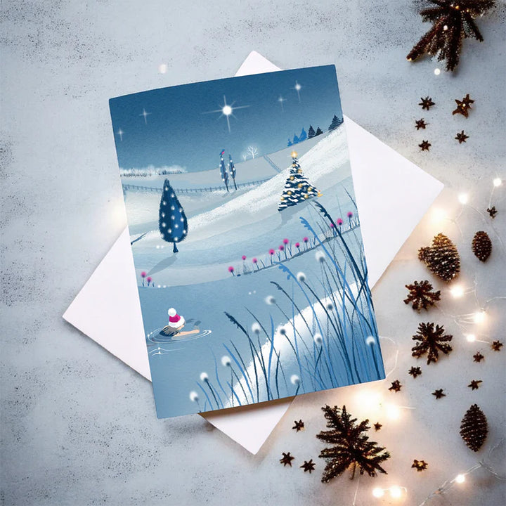 Wild Swimming Christmas Card – Tis The Season No2