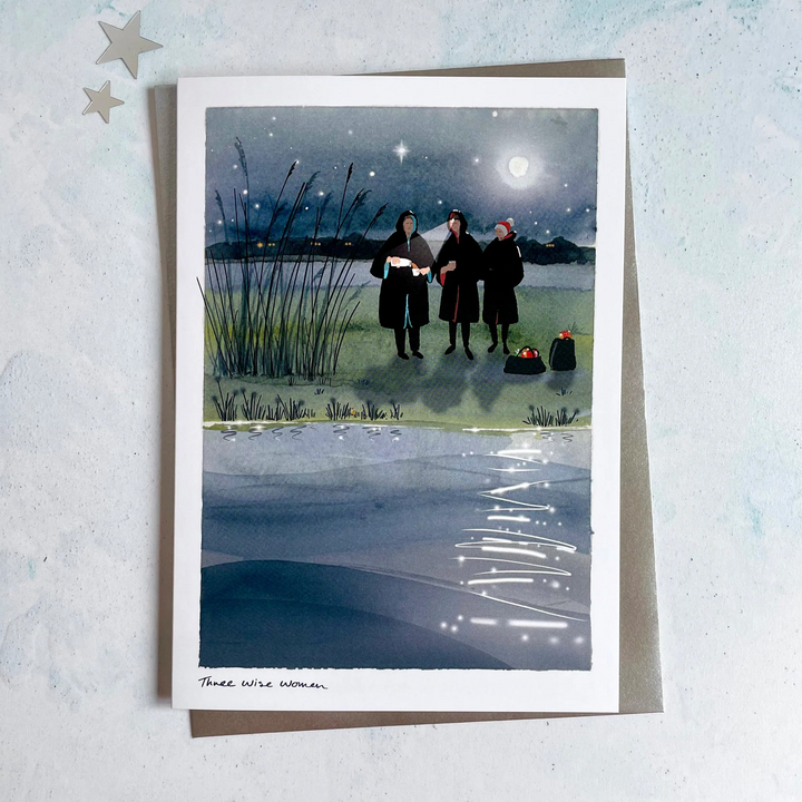 Wild Swimming Christmas Card – Three Wise Women