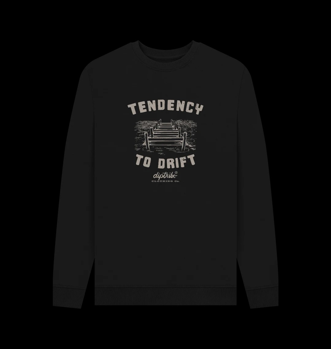 Tendency To Drift Men's Grey Sweatshirt