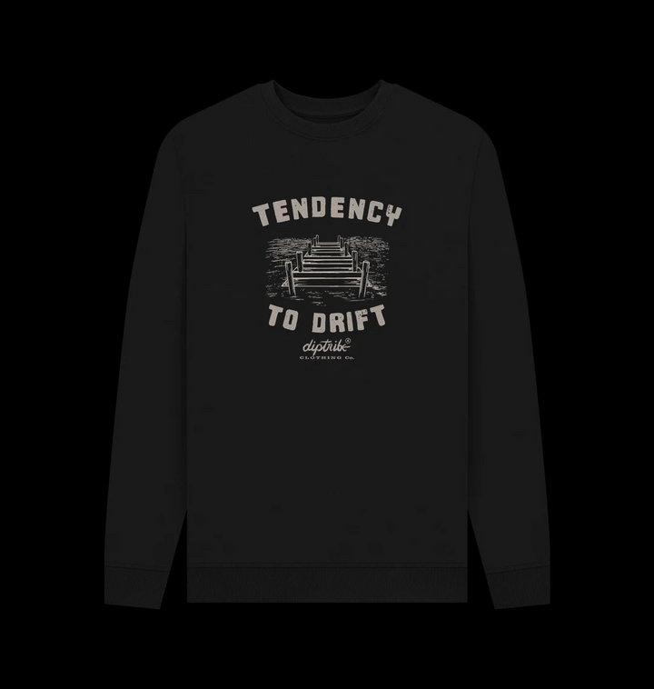 Tendency To Drift Men's Grey Sweatshirt