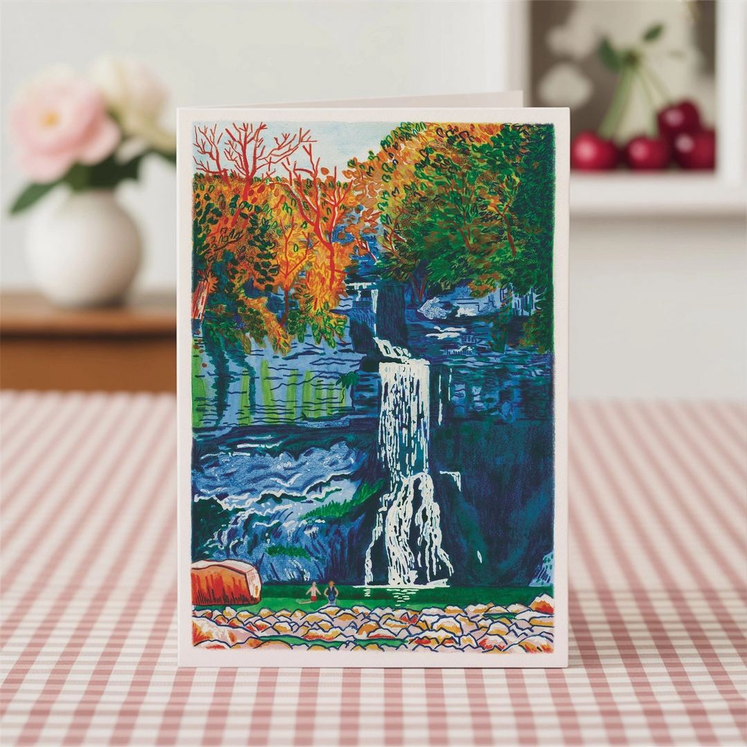 Wild Swimming Waterfall Card - Yorkshire Dales