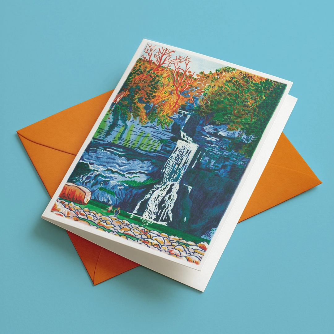 Wild Swimming Waterfall Card - Yorkshire Dales