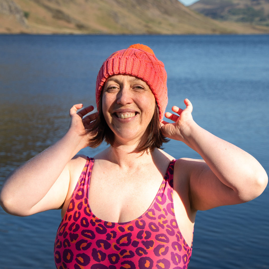 Coral Leopard Swimsuit