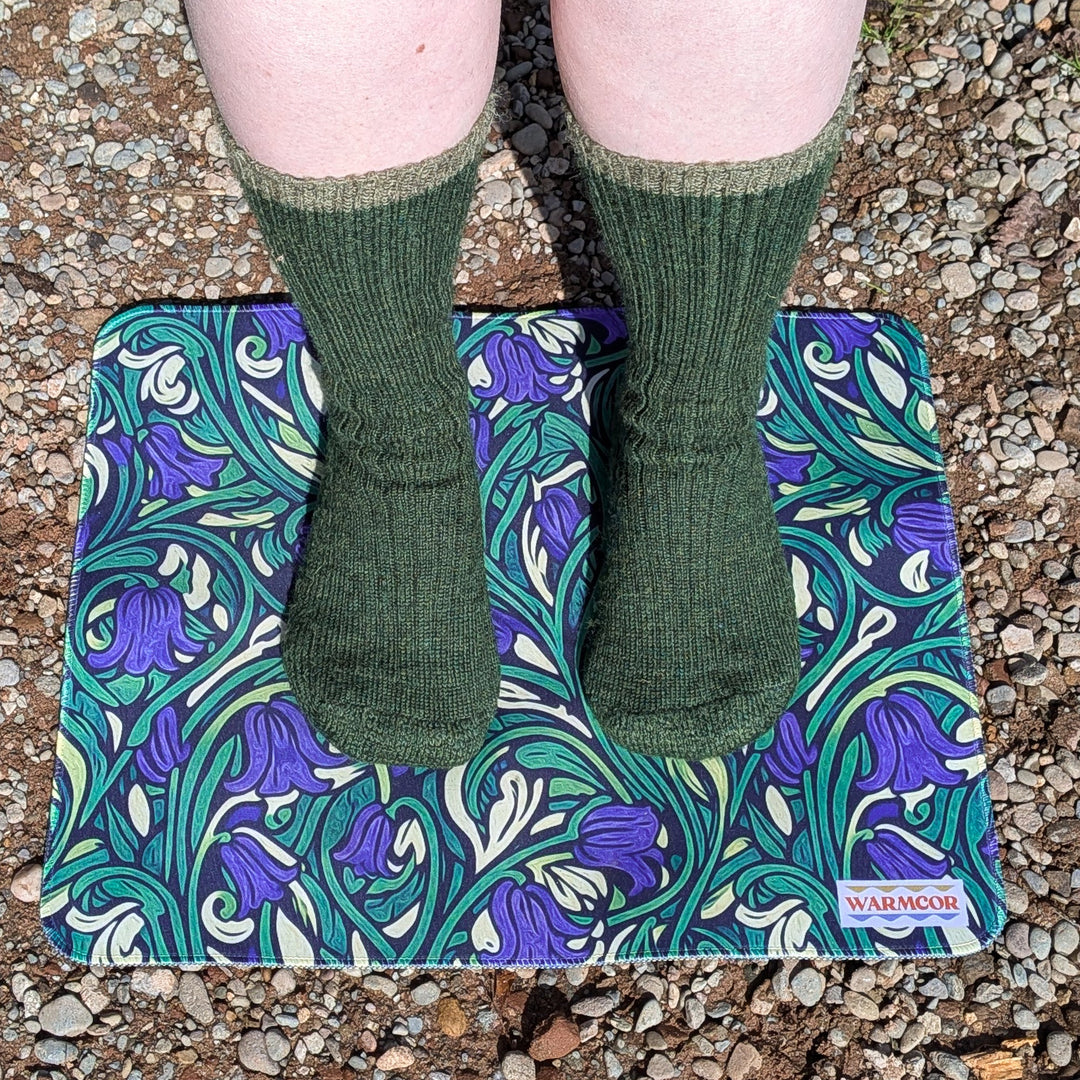 Bluebell &amp; Fern Water-Resistant Outdoor Changing Mat