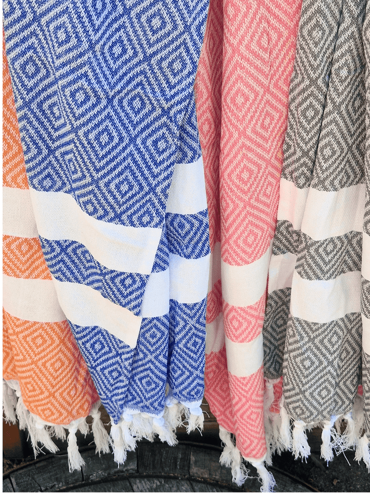 Wild Moose 100% cotton hammam towels in 4 colours