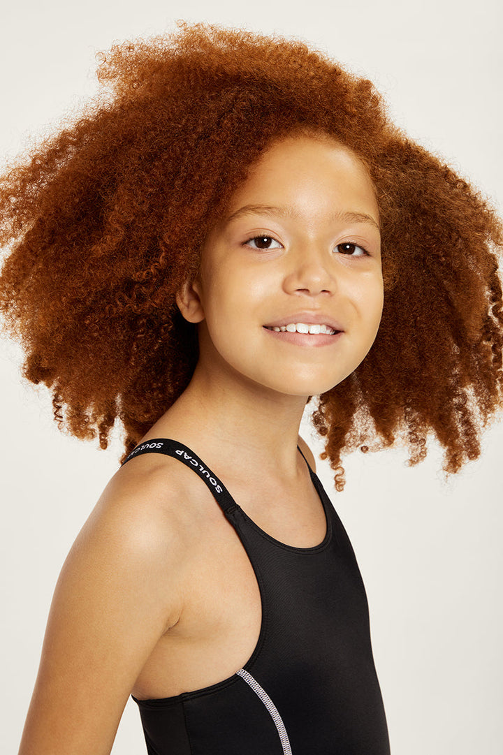 Girl's Racerback One-Piece Swimsuit