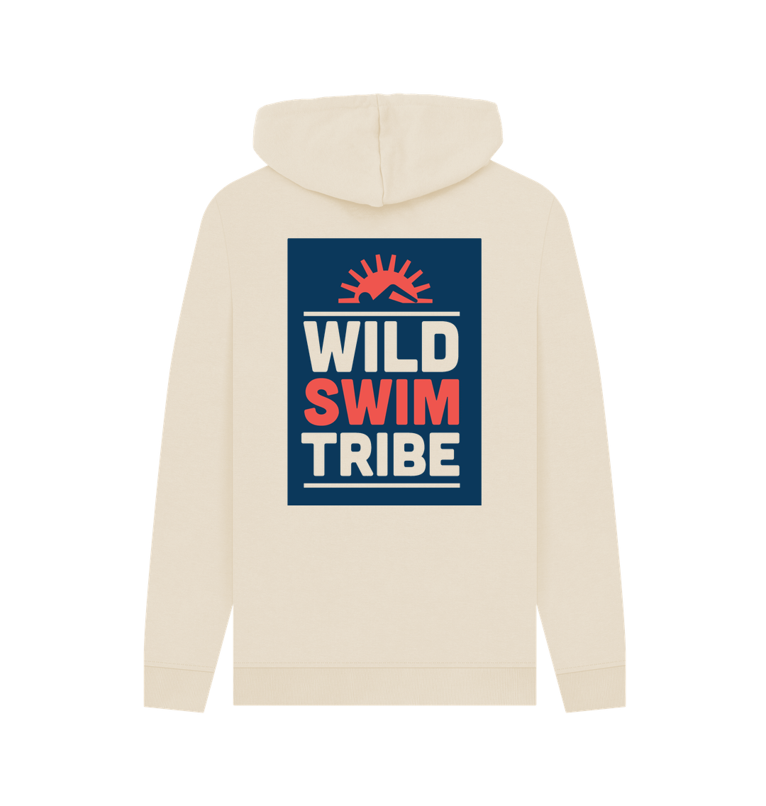 Oat Printed Hoody Back