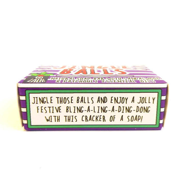 Jingle Balls Christmas Soap - Sandalwood Patchouli - Funny Gift