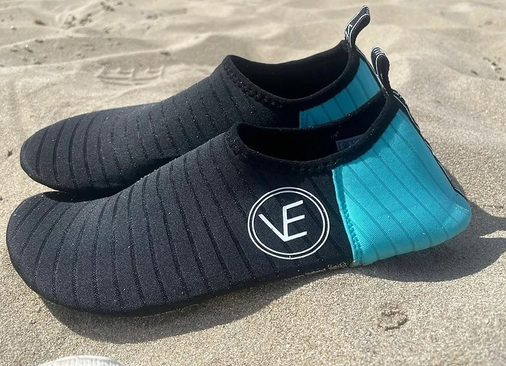 Adult 'The Sporty' Recyclable Aqua Water Shoe with Black Sole