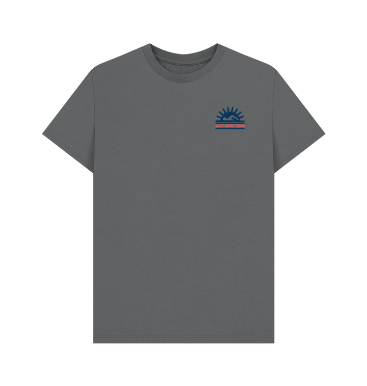 Slate Grey Printed T-shirt Front