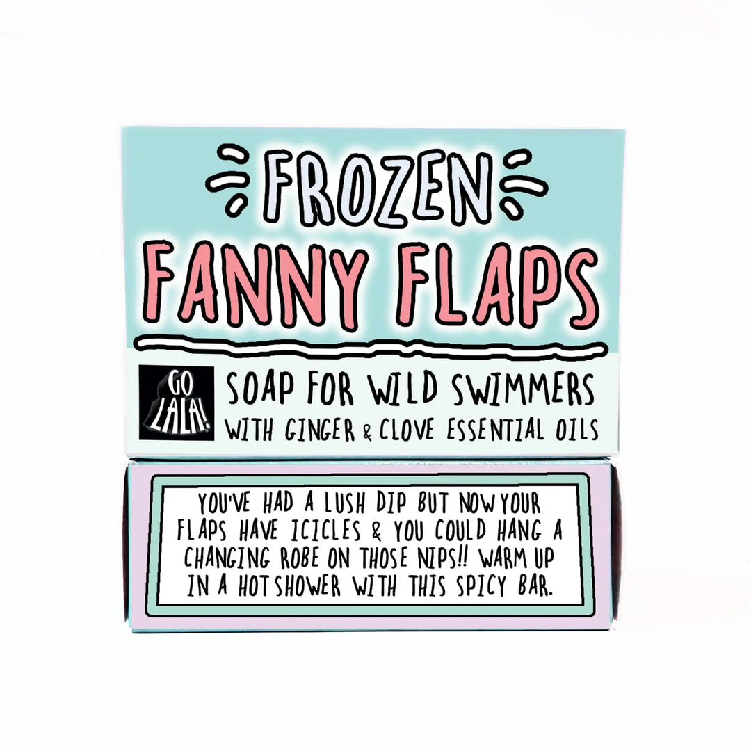 Frozen Fanny Flaps -  Soap For Wild Swimmers - Clove and Ginger  - Funny Gift 