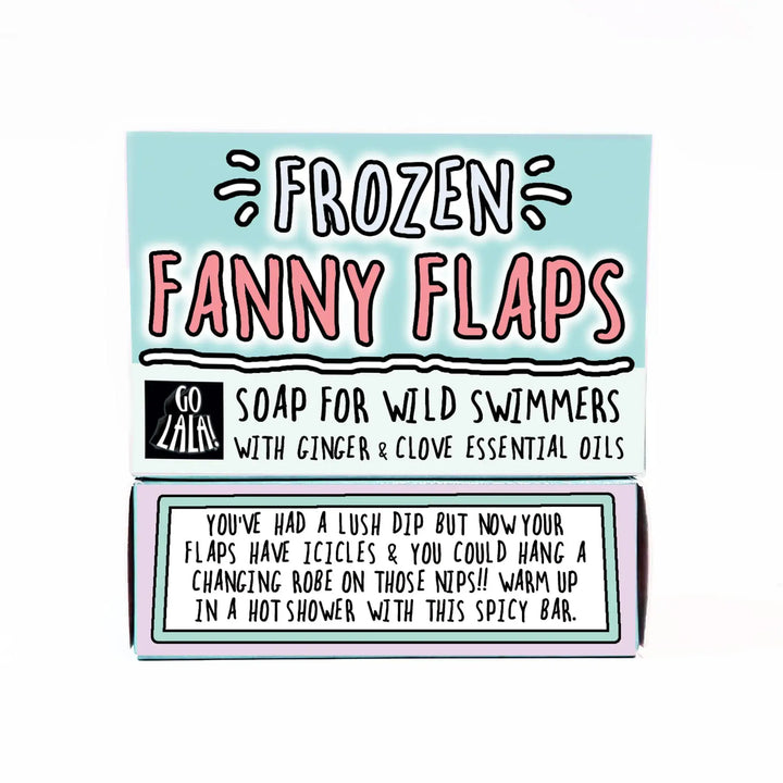 Frozen Fanny Flaps -  Soap For Wild Swimmers - Clove and Ginger  - Funny Gift 