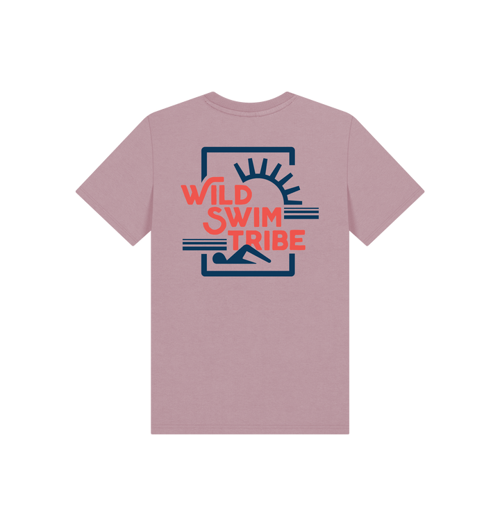 Mauve Printed Kids T-Shirt