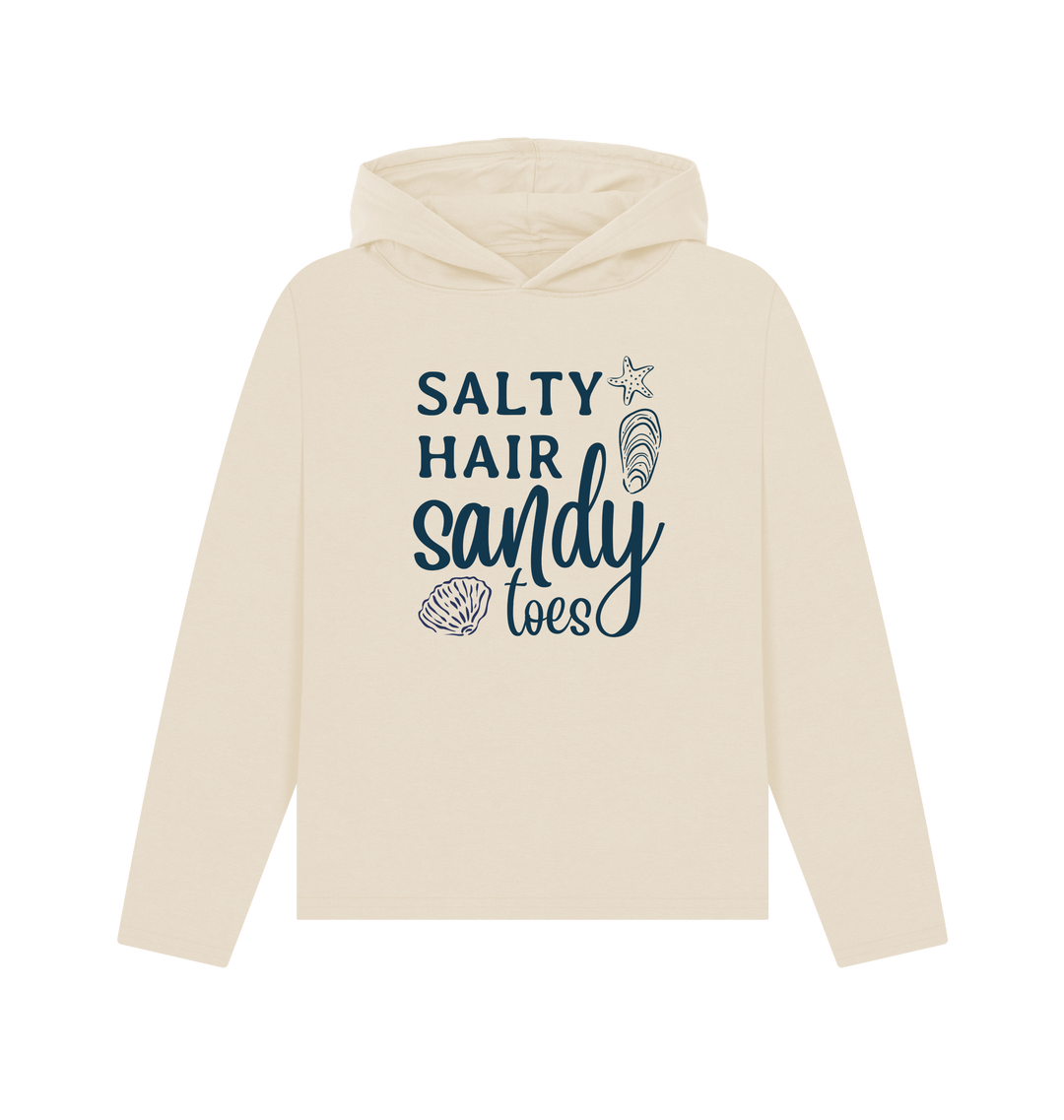 Oat Printed Hoody Front