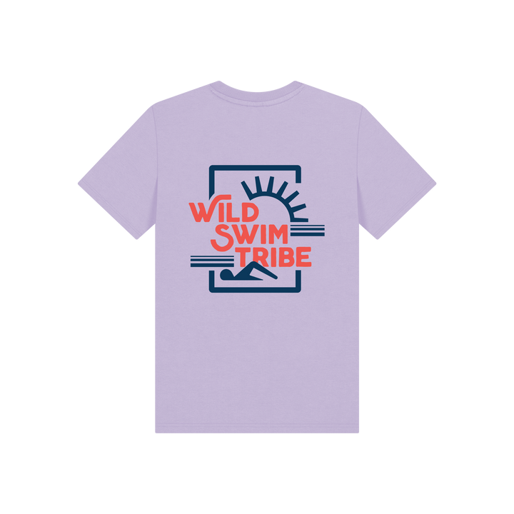 Soft Lilac Printed Kids T-Shirt