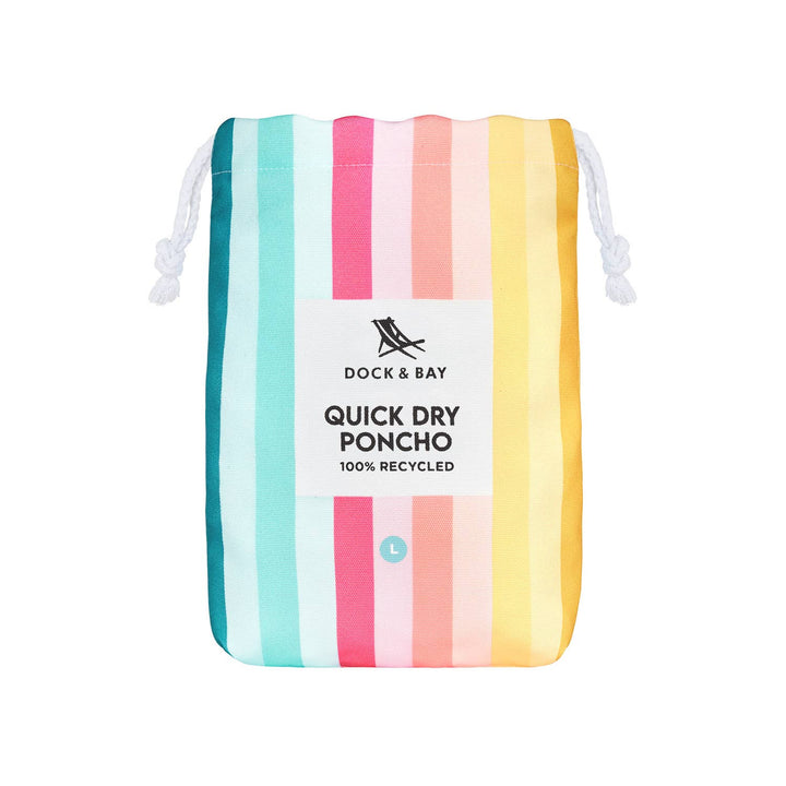 Dock &amp; Bay Poncho - Coastal Candy